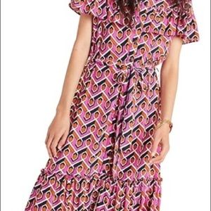 Anthropologie Corey Lynn Calter Annabel Geo Shirtdress Petite XS P $198 NWT